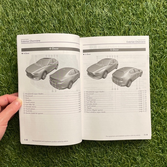 2021 Mazda Mazda3 Hatchback & Sedan Owners Manual 2.5L 2.0L - Picture 5 of 11